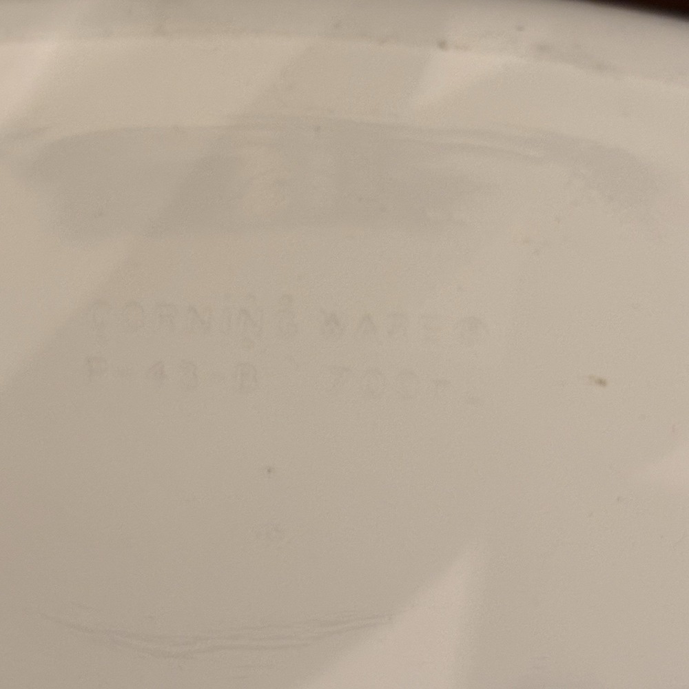 Vintage Corning Ware P-43-B 700mL Floral Casserole Baking Dish Wildflower USA - Picture 9 of 9